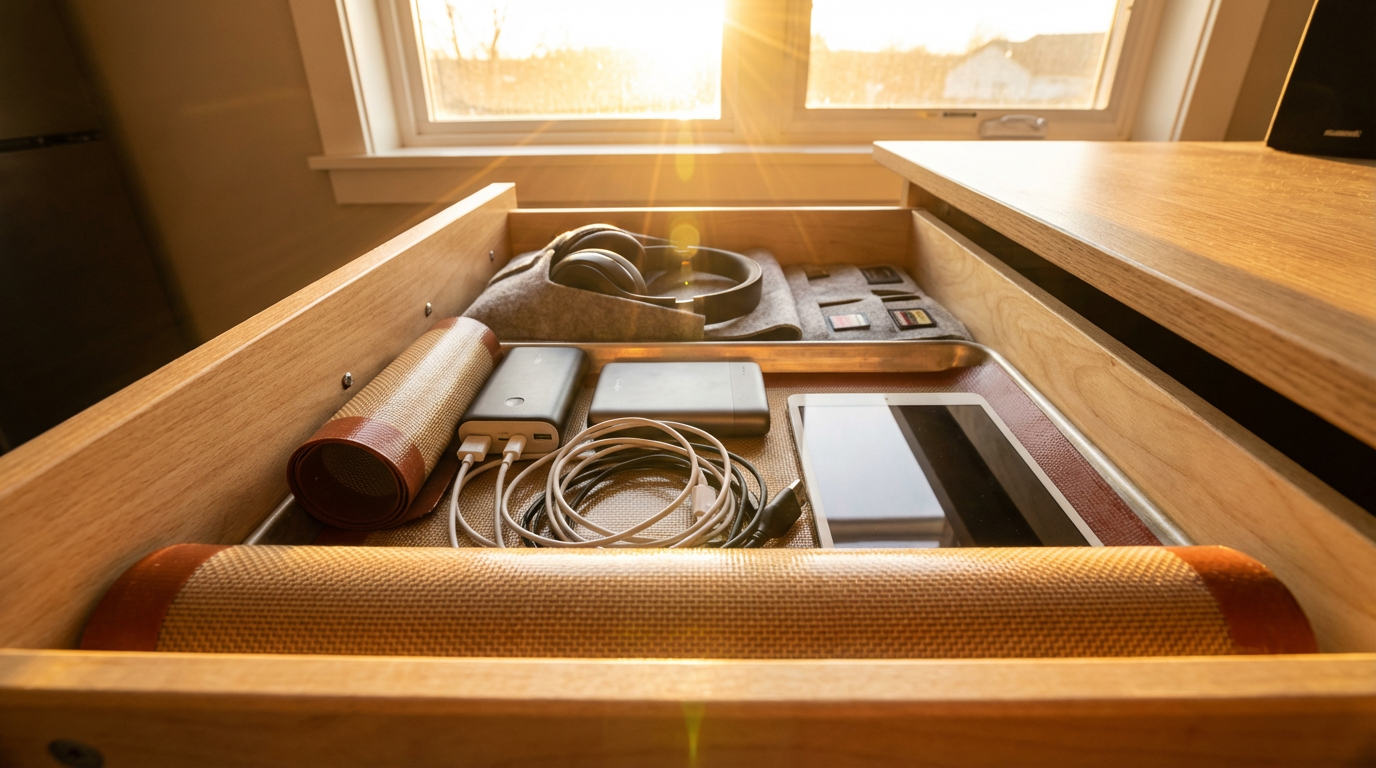 Antirutschfolie Schublade Alternative: Günstige DIY-Ideen