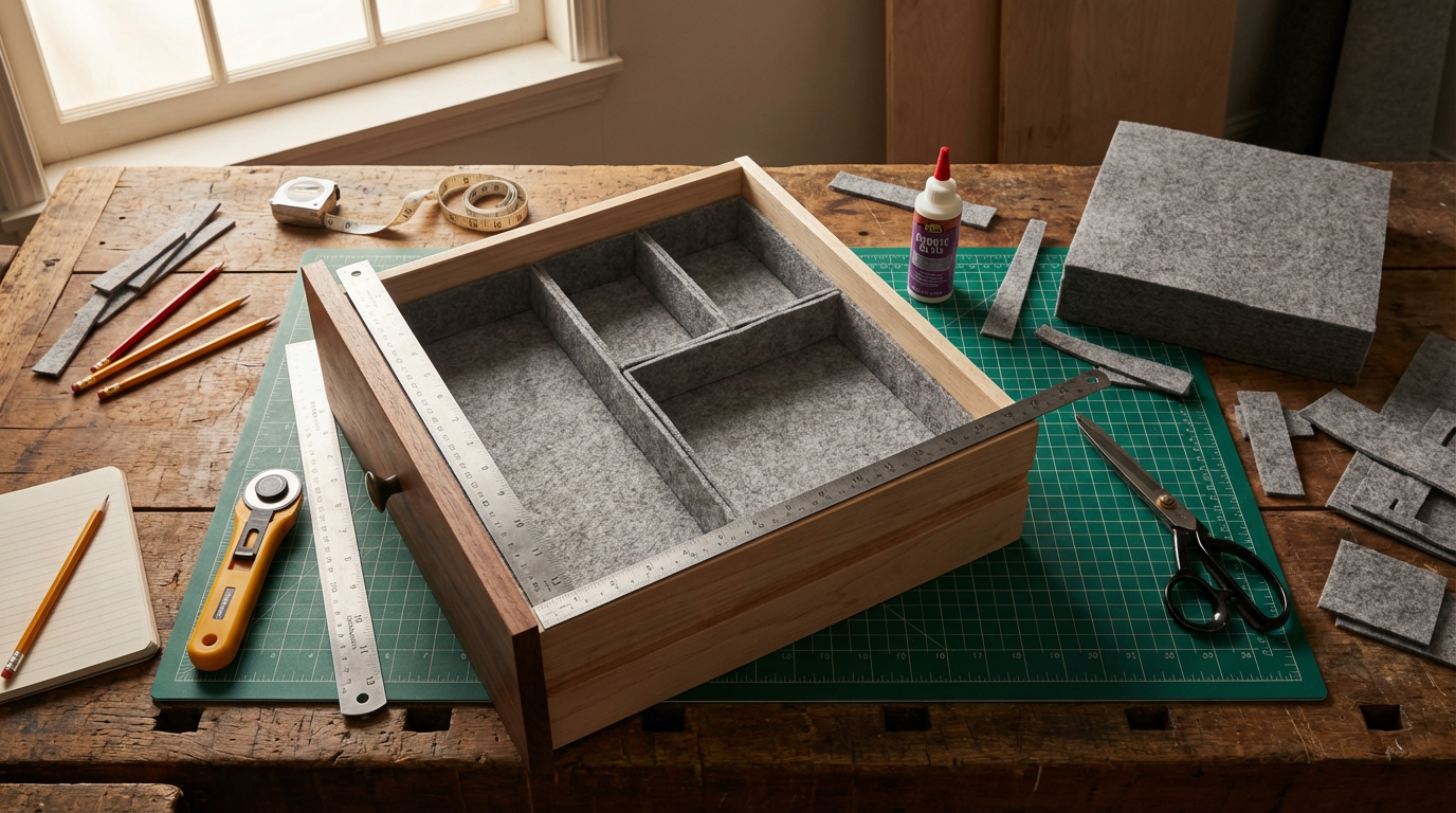 Filzmatte Schublade selber machen: DIY-Anleitung & Tipps