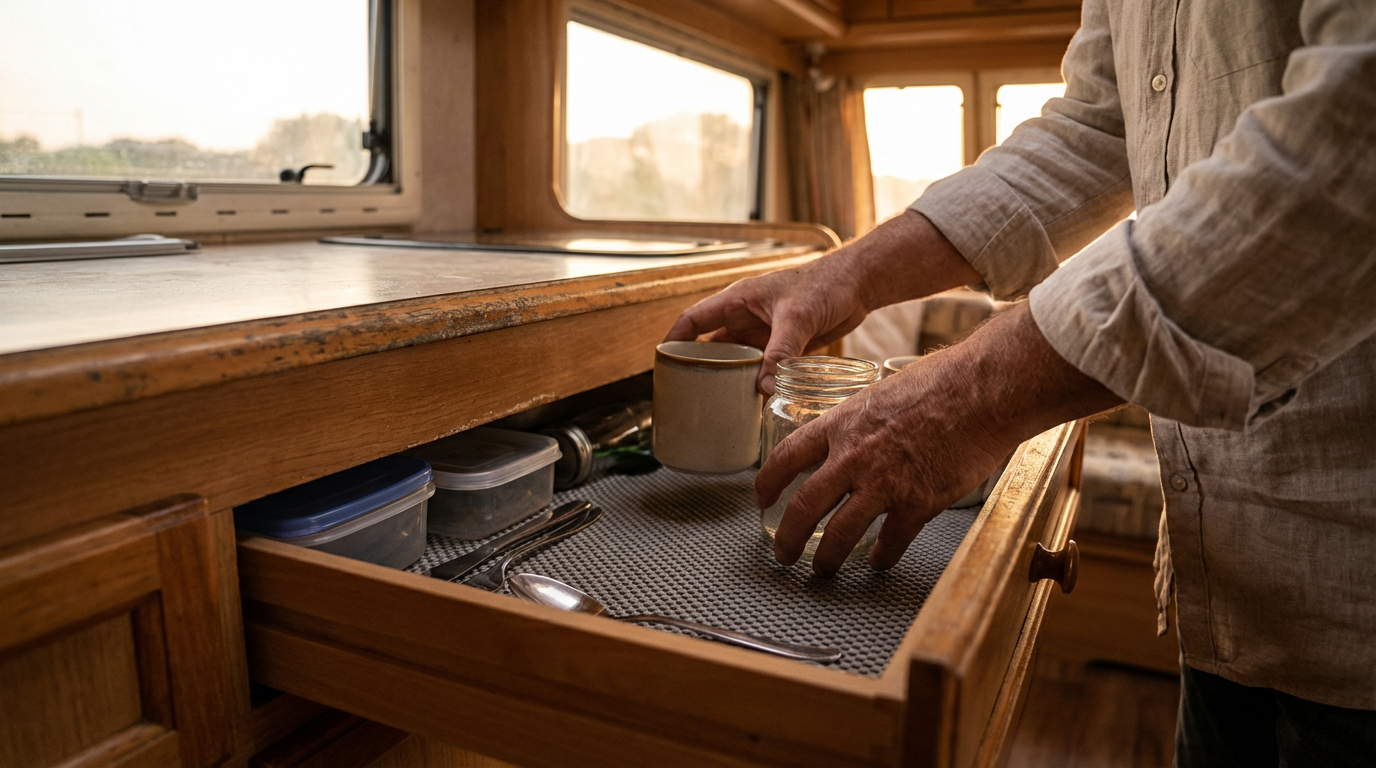 Schubladenmatte Wohnwagen: Sicherer Halt auf Reisen